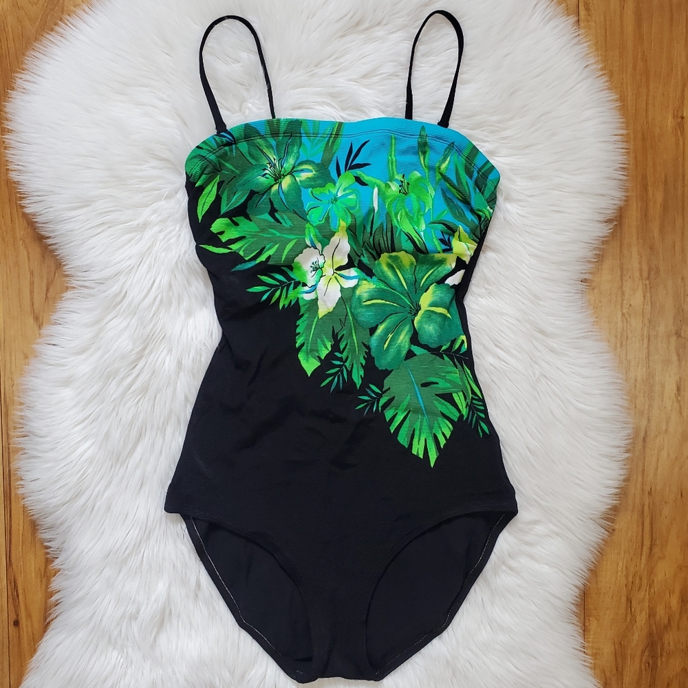 Vintage Oscar de la Renta Tropical Swimsuit